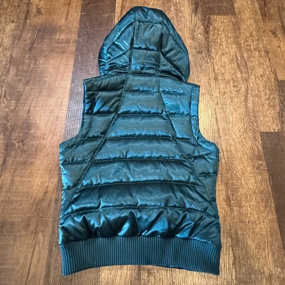 The North Face Oh Snap Deep Teal Down Puffer Vest S - Picture 7 of 8